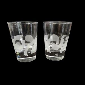 Baileys Irish Cream Whiskey Controlled BubbleBar Glassware Set of 2